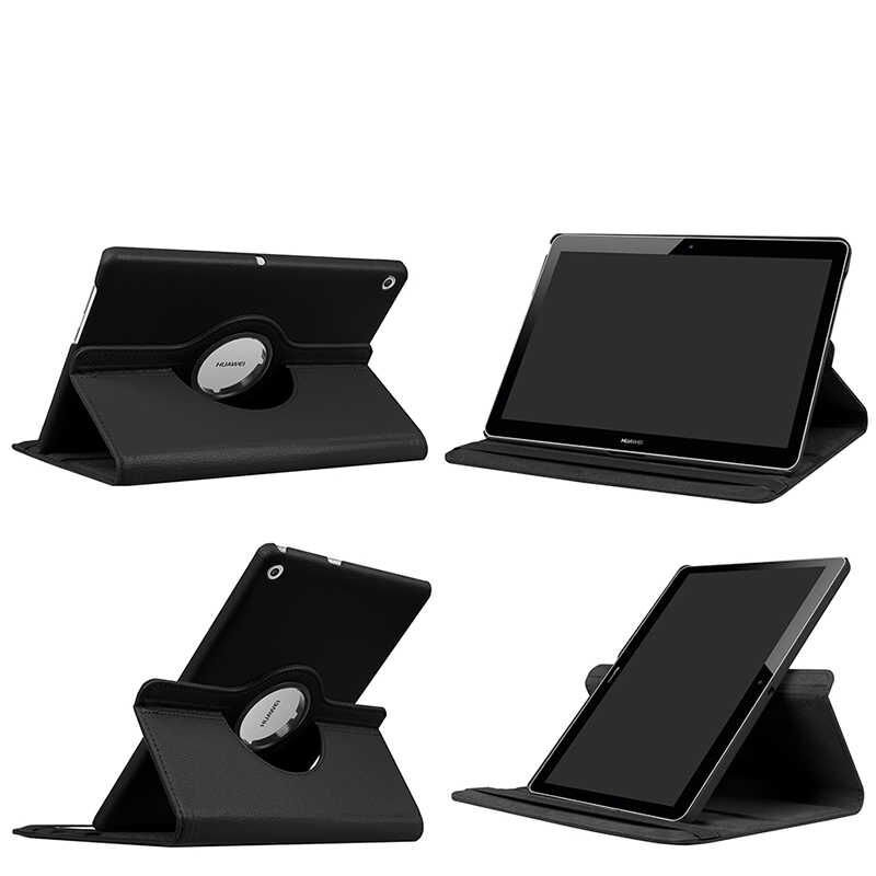 Huawei T3 7 inc Kılıf Dönebilen Standlı (D-T) Kırmızı