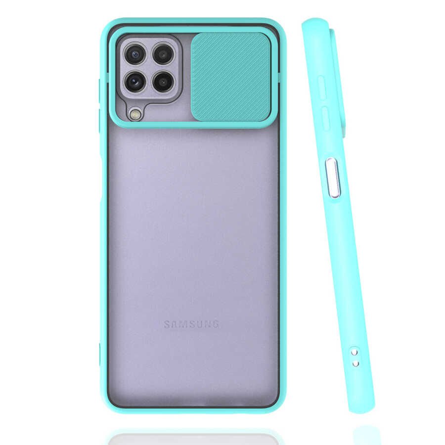 Samsung Galaxy M22 Kılıf HEPTEKİLETİŞİM Lensi Kapak