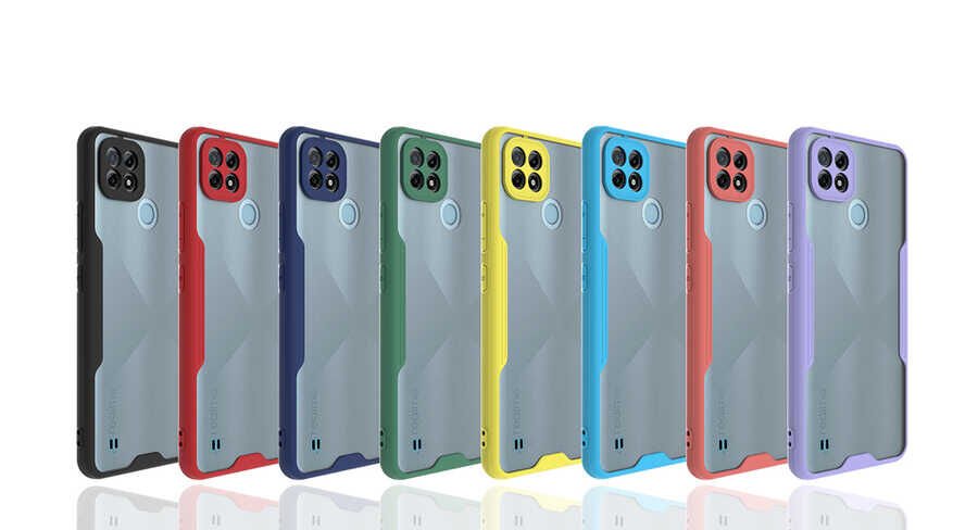 Realme C21 Kılıf HEPTEKİLETİŞİM Parfe Kapak
