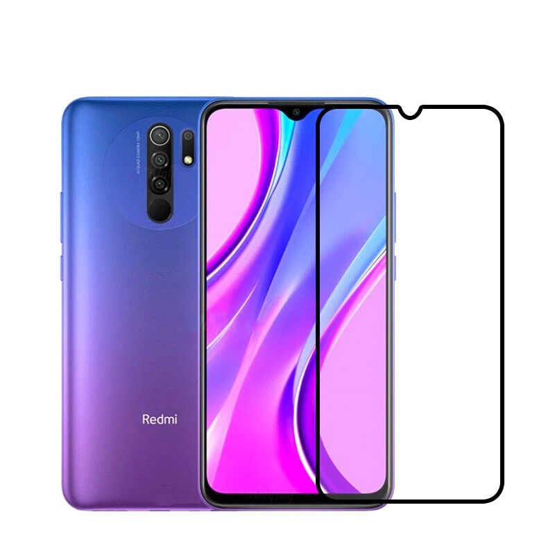 Xiaomi Redmi 9 HEPTEKİLETİŞİM Kenarları Kırılmaya Dayanıklı Cam Ekran Koruyucu