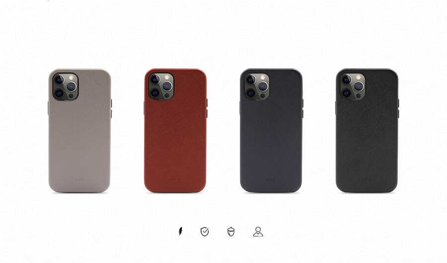 Apple iPhone 12 Pro Max Kılıf ​Kajsa Woven Kapak
