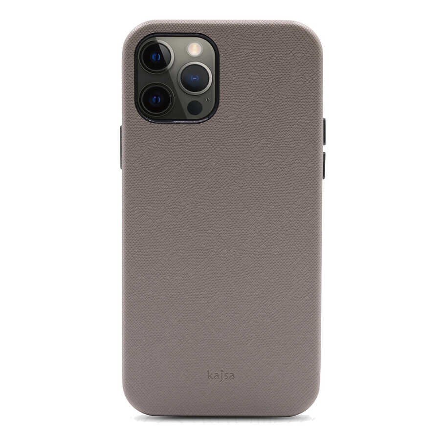 Apple iPhone 12 Pro Max Kılıf ​Kajsa Woven Kapak