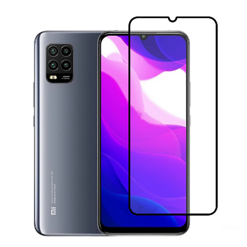Xiaomi Mi 10 Lite HEPTEKİLETİŞİM Kenarları Kırılmaya Dayanıklı Cam Ekran Koruyucu