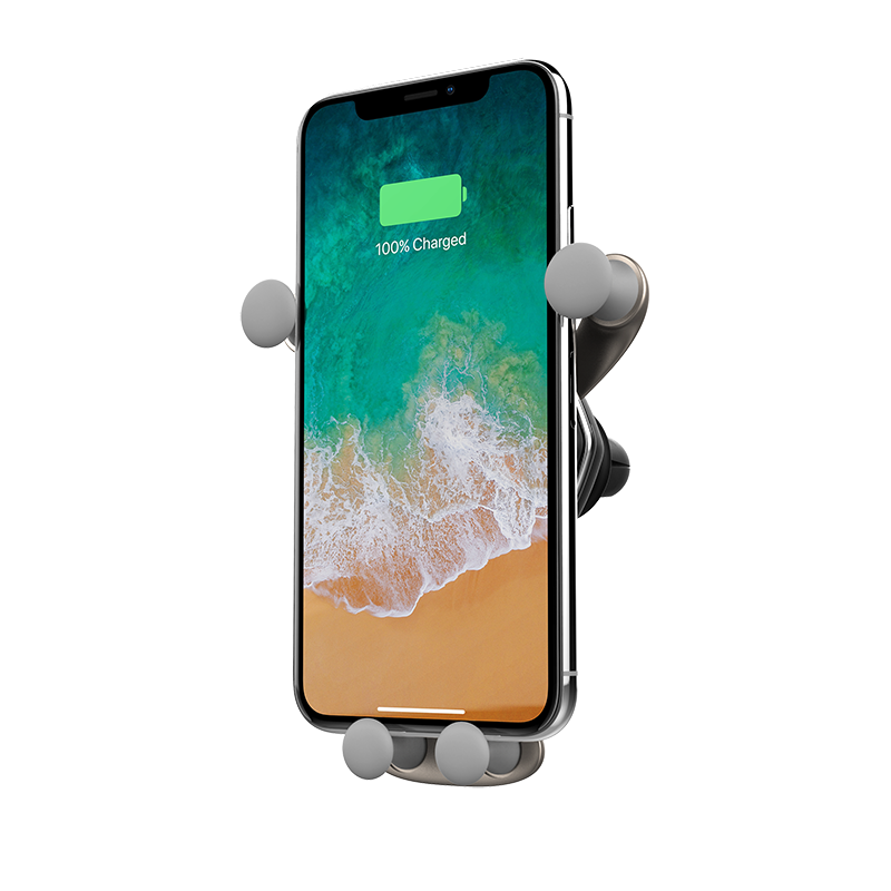 Voero X6 Wireless Araç Telefon Tutucu Gold