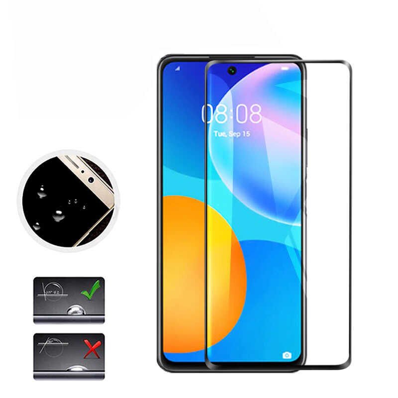 Huawei P Smart 2021 HEPTEKİLETİŞİM Kenarları Kırılmaya Dayanıklı Cam Ekran Koruyucu