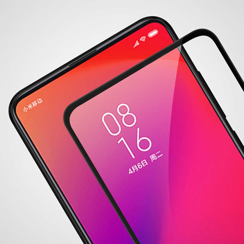 Xiaomi Mi 9T HEPTEKİLETİŞİM Kenarları Kırılmaya Dayanıklı Cam Ekran Koruyucu