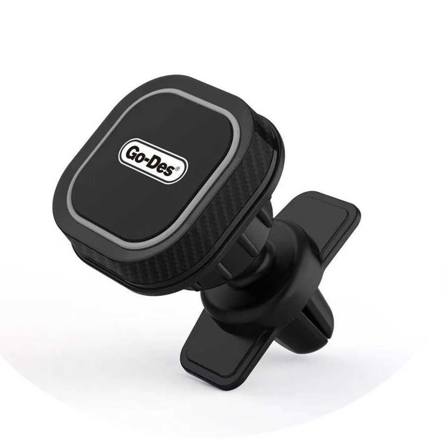 Go Des GD-HD667 Magnetik Araç Telefon Tutucu Siyah-Kırmızı