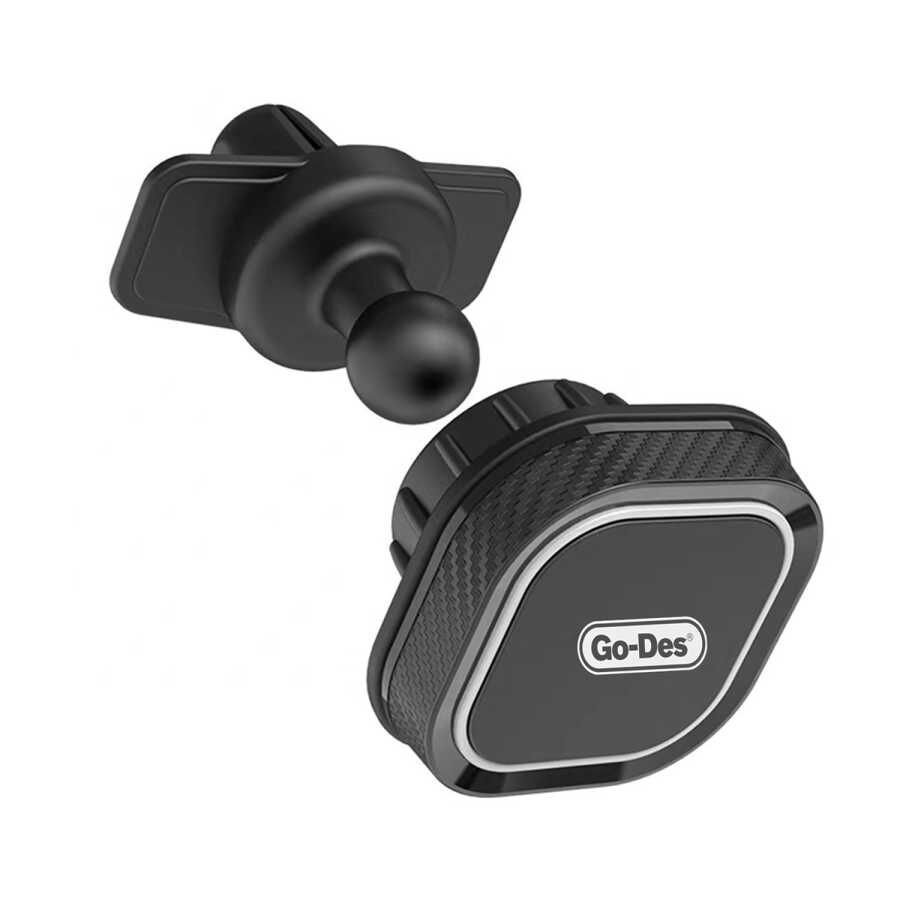 Go Des GD-HD667 Magnetik Araç Telefon Tutucu Siyah-Kırmızı