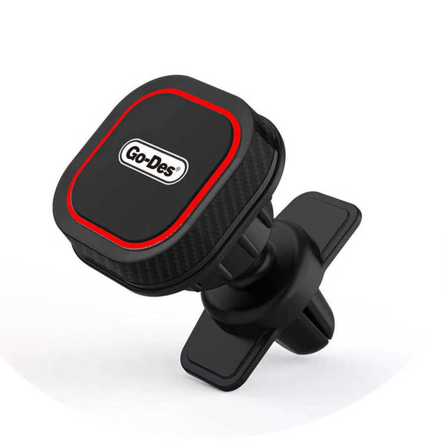 Go Des GD-HD667 Magnetik Araç Telefon Tutucu Siyah-Kırmızı
