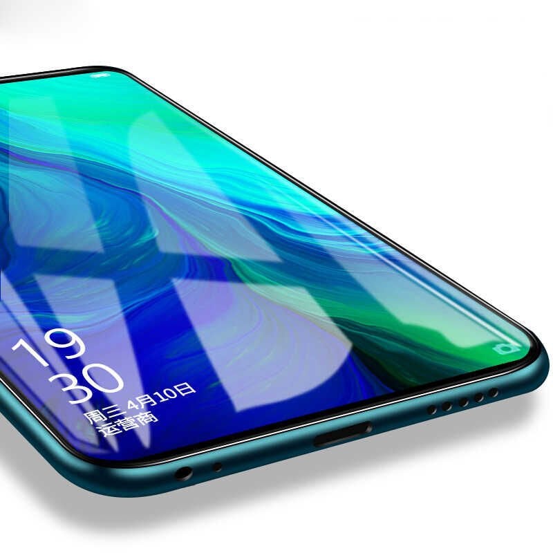 Oppo Reno HEPTEKİLETİŞİM Kenarları Kırılmaya Dayanıklı Cam Ekran Koruyucu