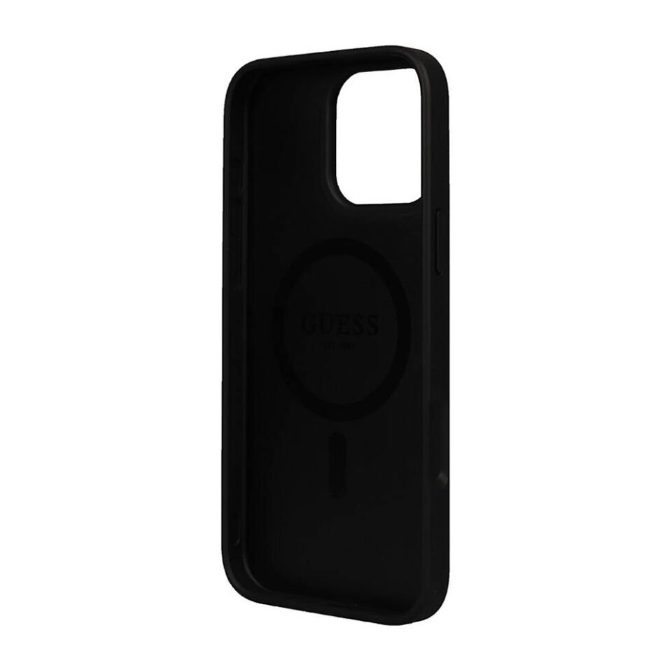 Apple iPhone 16 Pro Max Kılıf Guess Orjinal Lisanslı Magsafe Şarj Özellikli Small 4G Classic Kapak