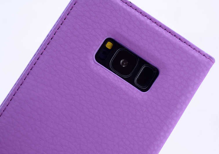 Samsung Galaxy S8 Plus Kapaklı Kılıf Darbelere Karşı Tam Korumalı (ELİTE) Gold