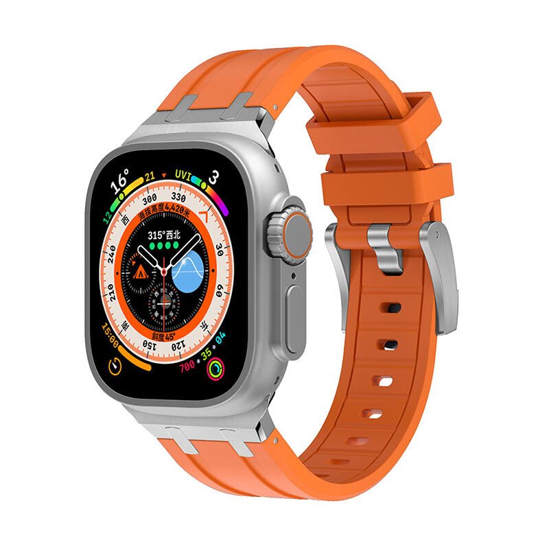 Apple Watch Ultra 49mm HEPTEKİLETİŞİM KRD-89 Silikon Kordon