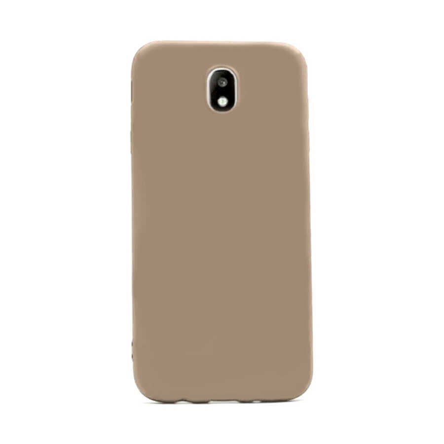 Samsung Galaxy J330 Pro Kılıf Yumuşak Dokulu Soft Esnek İnce Mat Renkli Silikon Kapak (PREMİER) Rose Gold