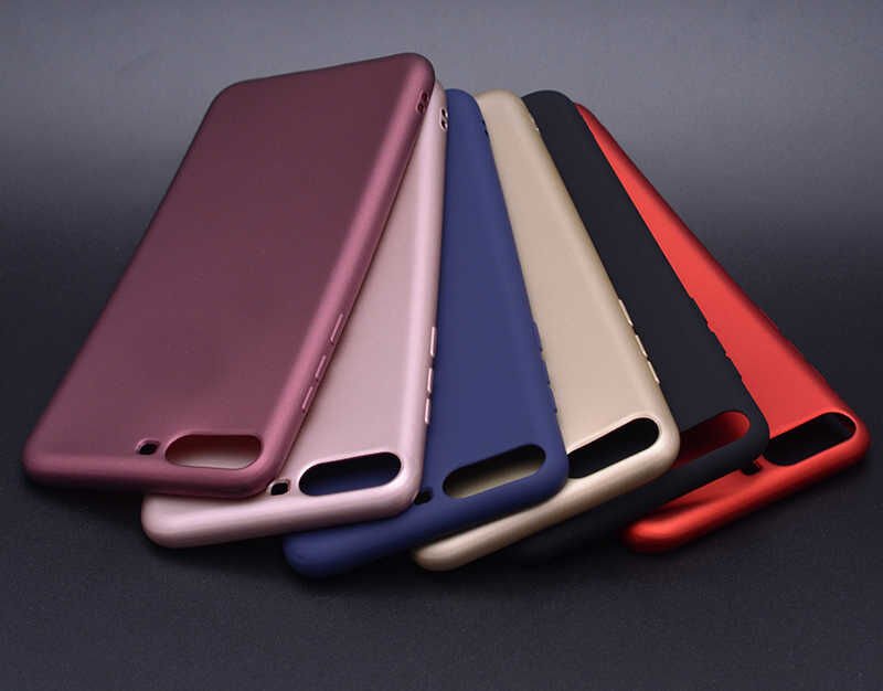 Huawei Y6 2018 Kılıf Yumuşak Dokulu Soft Esnek İnce Mat Renkli Silikon Kapak (PREMİER) Rose Gold