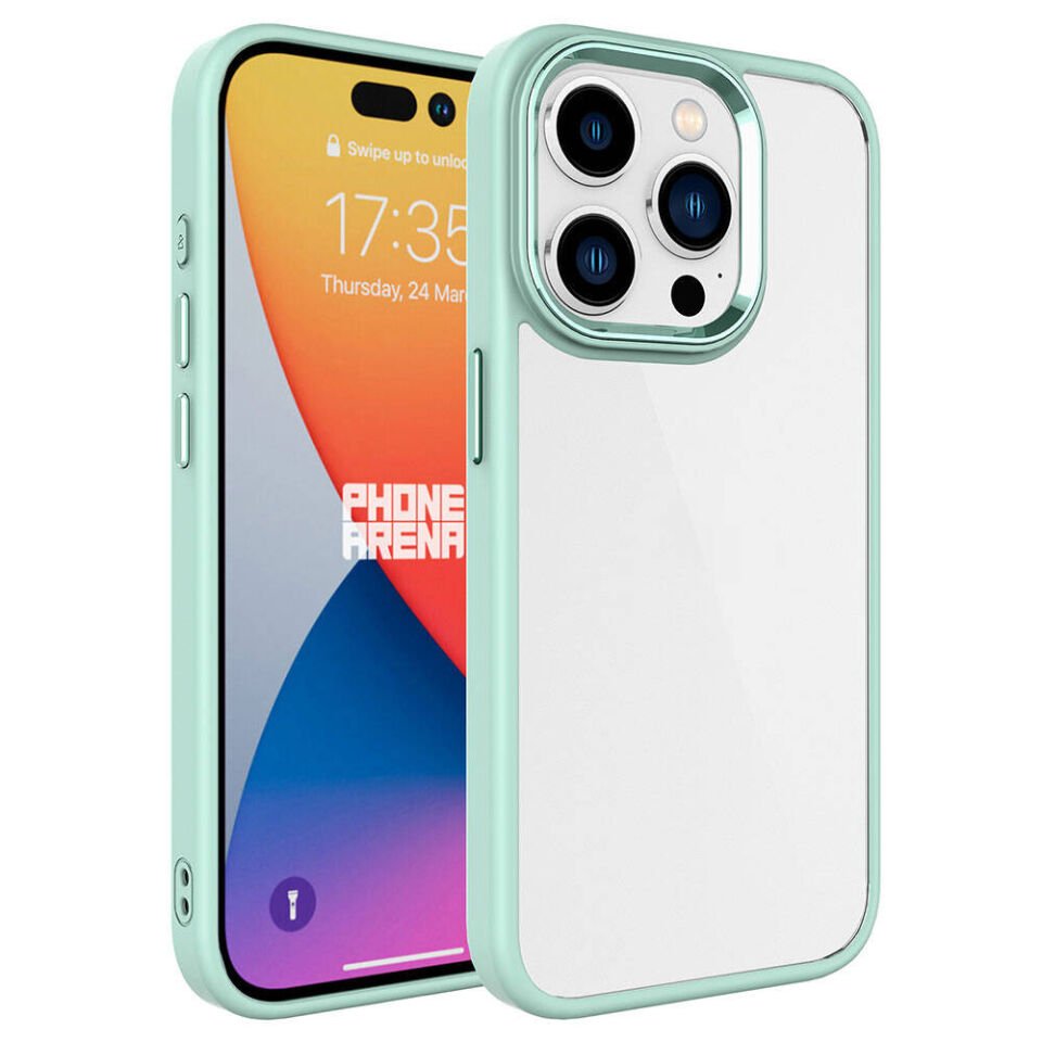 Apple iPhone 15 Pro Kılıf HEPTEKİLETİŞİM Krom Kapak