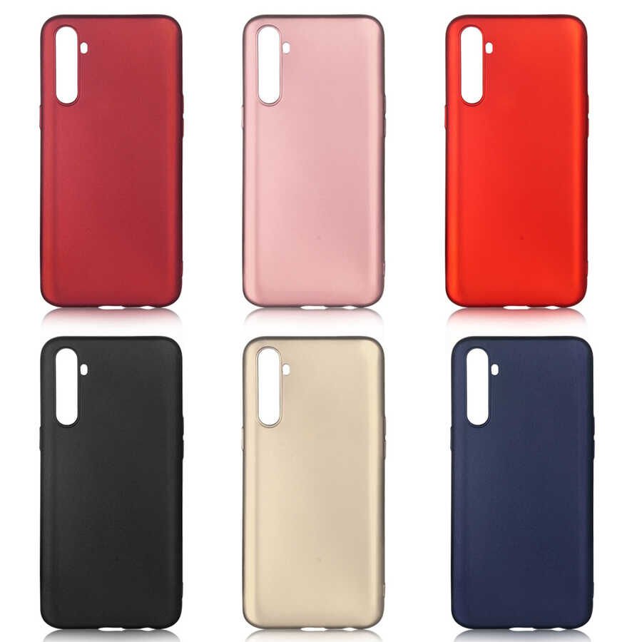 Realme 6 Pro Kılıf Yumuşak Dokulu Soft Esnek İnce Mat Renkli Silikon Kapak (PREMİER) Lacivert