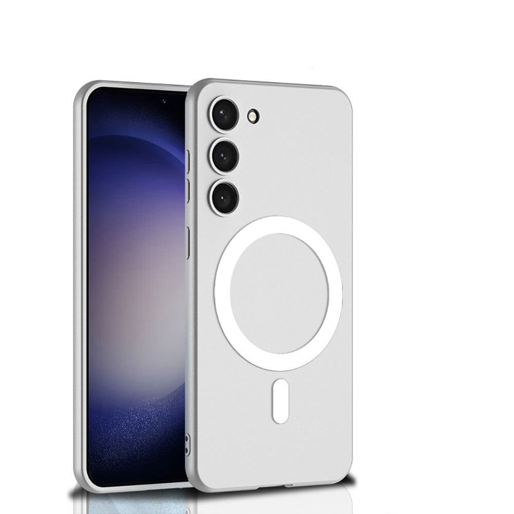 Samsung Galaxy S23 Plus Kılıf Wireless Şarj Özellikli HEPTEKİLETİŞİM Kıpta Magsafe Silikon Kapak