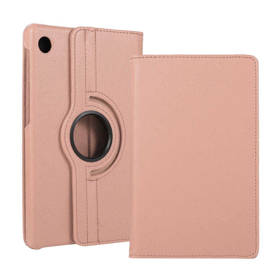 Lenovo M10 Tb-x306f Tb-x306x Gen.2 Kılıf Dönebilen Standlı (D-T) Rose Gold