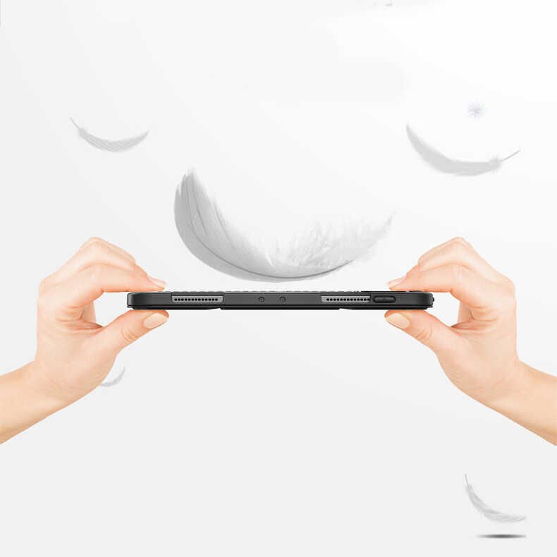 Apple Ipad 9. 8. 7. Nesil 10.2'' Kılıf Pu Deri Kalem Bölmeli A2602 A2603 A2604 A2605 (WLONS) Siyah