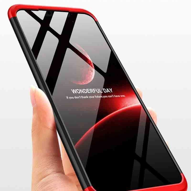 Huawei Mate 20 Lite Kılıf 360 Tam Koruma Ön Ve Arka Sert Mika Kapak Orjinal Ays Gkk Kapak Siyah