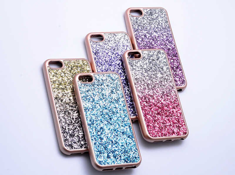Apple iPhone 6 Kılıf Zore Simli Kırçıllı Silikon