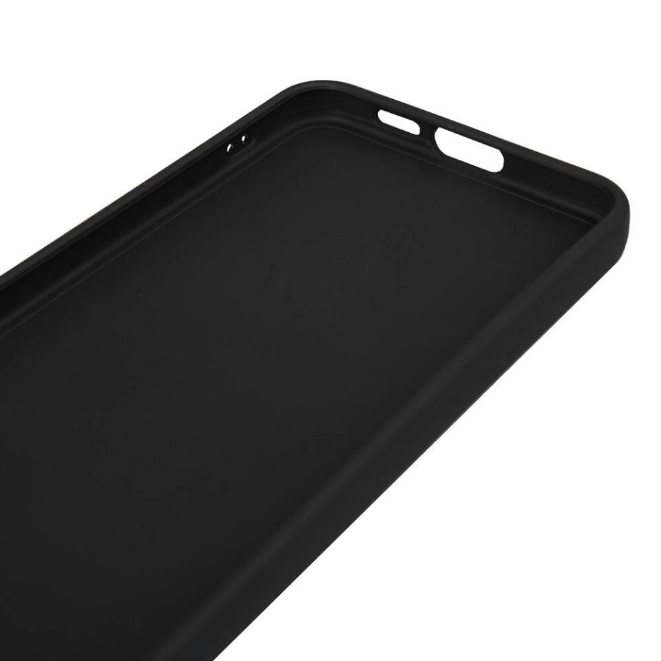 Samsung Galaxy A16 Kılıf Kamera Korumalı Esnek Renkli Silikon Kapak (Biye) Siyah