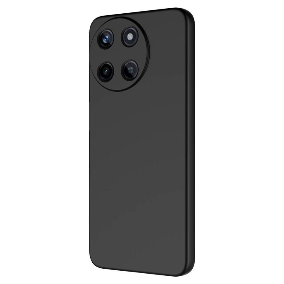 Realme 11 4G Kılıf Kadife İç Yüzey Yumuşak Dokulu Kamera Korumalı Kapak (MARA) Siyah