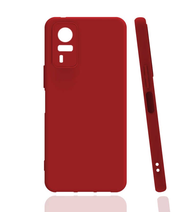 Vivo Y51 Kılıf Kamera Korumalı Esnek Renkli Silikon Kapak (Biye) Siyah