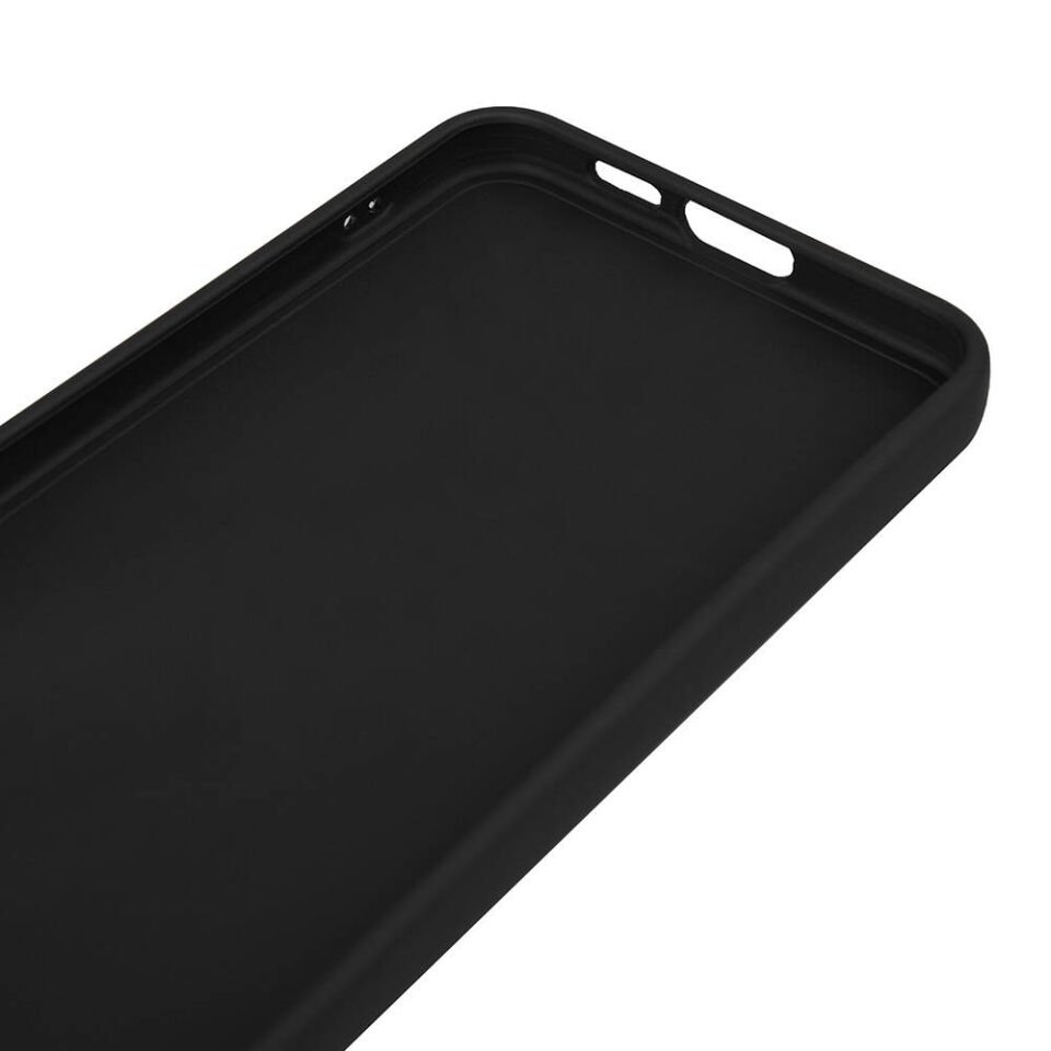 Samsung Galaxy S24 FE Kılıf Kamera Korumalı Esnek Renkli Silikon Kapak (Biye) Siyah