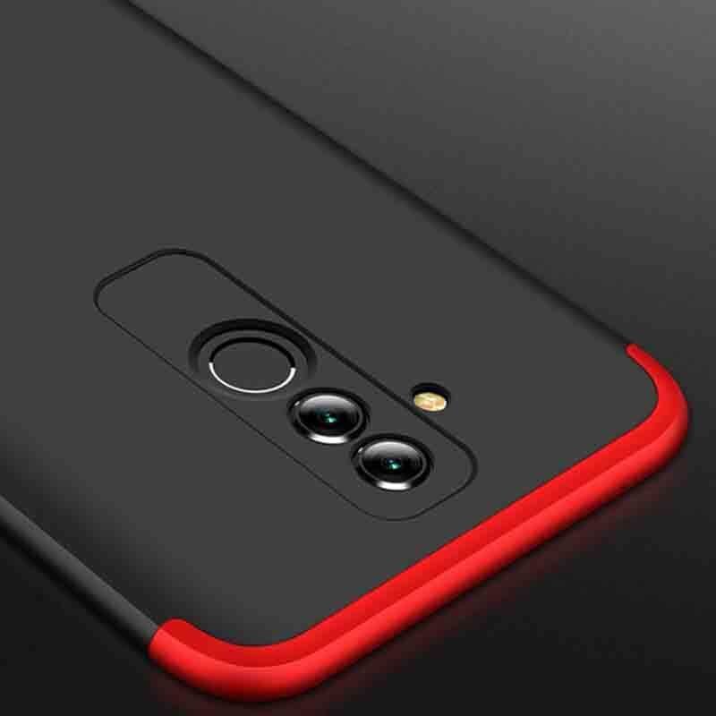 Huawei Mate 20 Lite Kılıf 360 Tam Koruma Ön Ve Arka Sert Mika Kapak Orjinal Ays Gkk Kapak Rose Gold