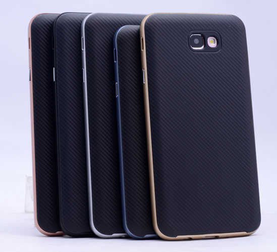 Galaxy J5 Prime Kılıf Zore İnce Mono Karbon Silikon Kapak