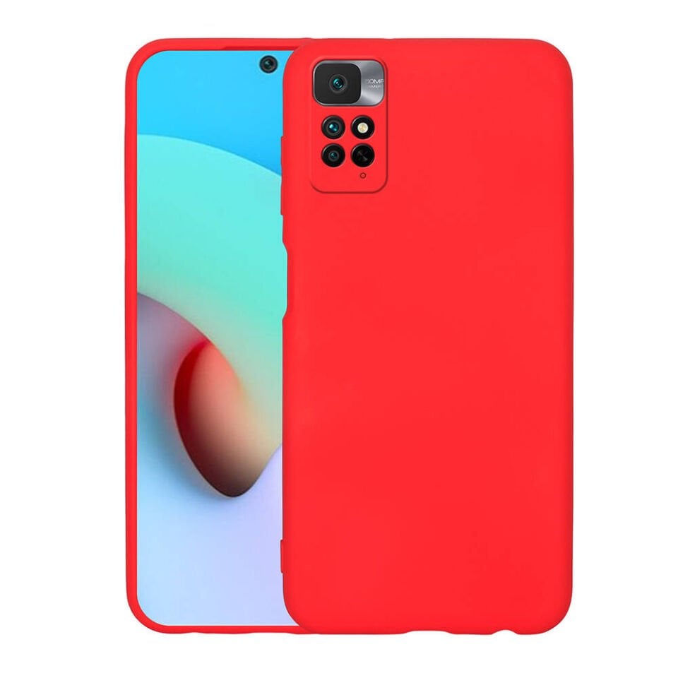 Xiaomi Redmi Note 11 Pro Plus 5G Kılıf Kadife İç Yüzey Yumuşak Dokulu Kamera Korumalı Kapak (MARA) Kırmızı