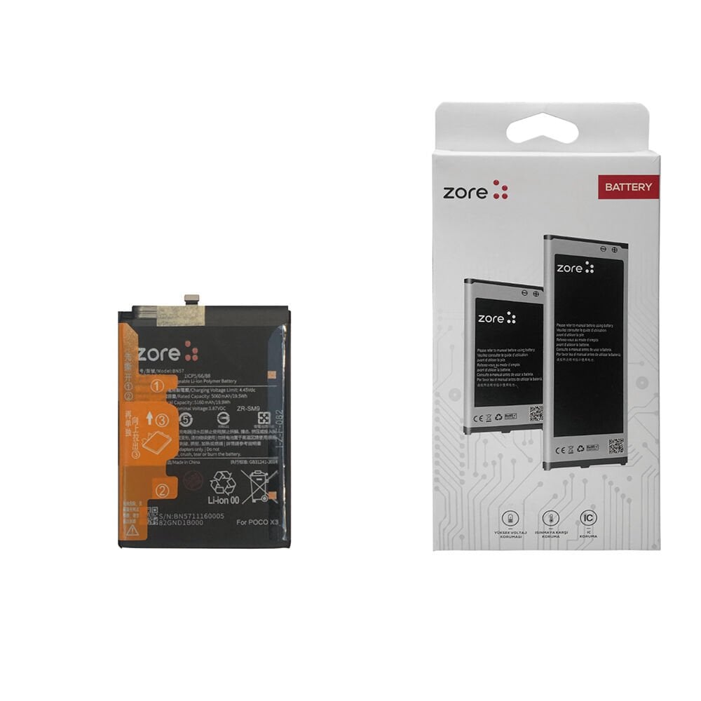 Xiaomi Poco X3 BN57 HEPTEKİLETİŞİM A Kalite Uyumlu Batarya