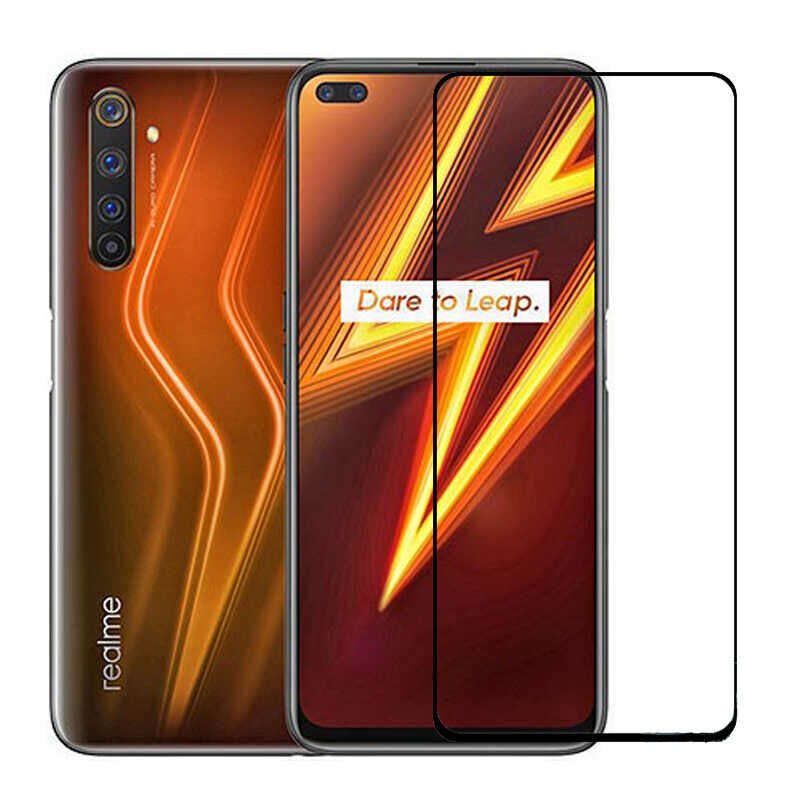 Realme 6 Pro HEPTEKİLETİŞİM Kenarları Kırılmaya Dayanıklı Cam Ekran Koruyucu