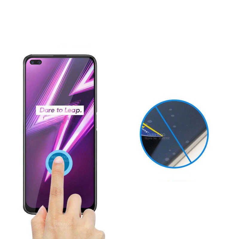 Realme 6 Pro HEPTEKİLETİŞİM Kenarları Kırılmaya Dayanıklı Cam Ekran Koruyucu