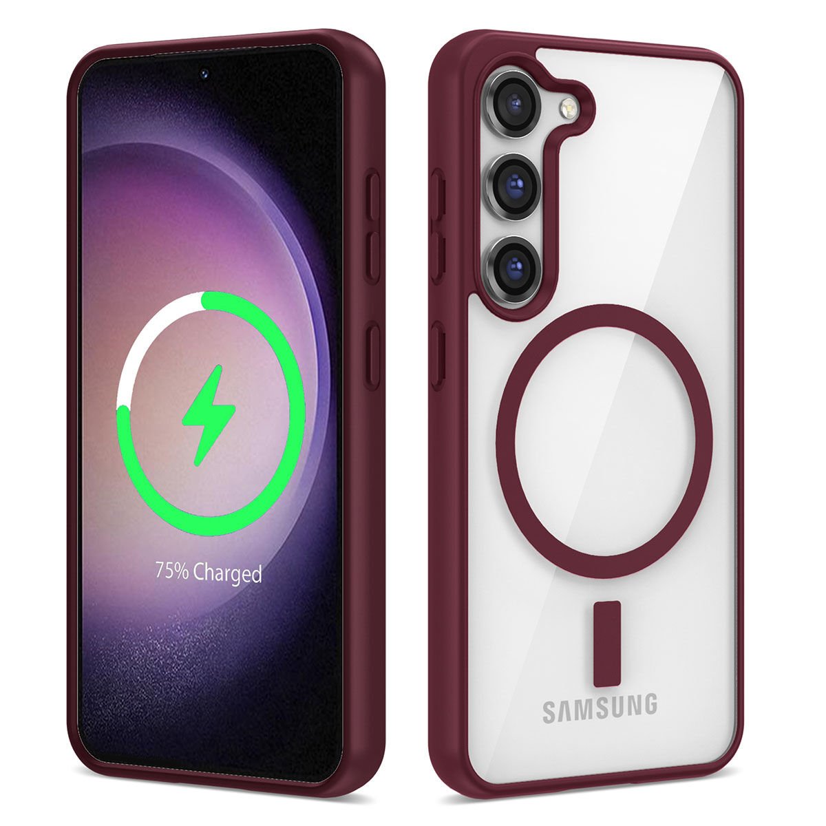 Samsung Galaxy S22 Plus Kılıf Magsafe Wireless Şarj Özellikli Silikon HEPTEKİLETİŞİM Ege Kapak