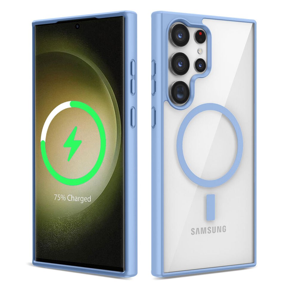 Samsung Galaxy S22 Ultra Kılıf Magsafe Wireless Şarj Özellikli Silikon HEPTEKİLETİŞİM Ege Kapak