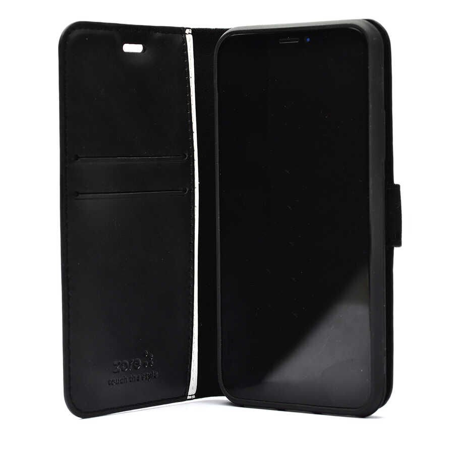 Samsung Galaxy A04S Kılıf Pu Deri Kapaklı Standlı Kartlıklı Bölmeli Deluxe Cüzdan Kırmızı
