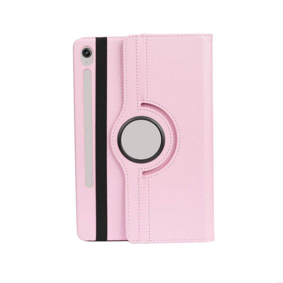 Samsung Galaxy Tab S9 Kılıf Dönebilen Standlı 360 Tam Korumalı Tablet KIlıf (D-T) Pembe