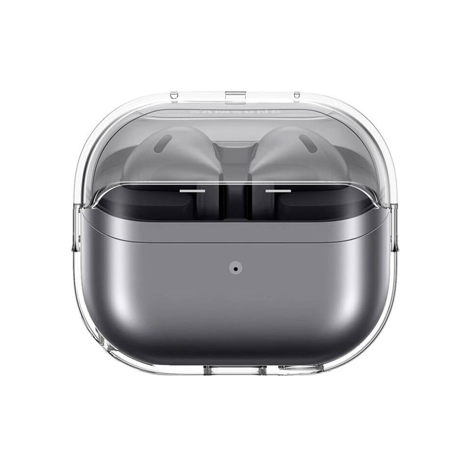 Samsung Galaxy Buds3 Pro Şeffaf Darbelere Karşı Dayanıklı Kılıf (Airbag 38) Şeffaf
