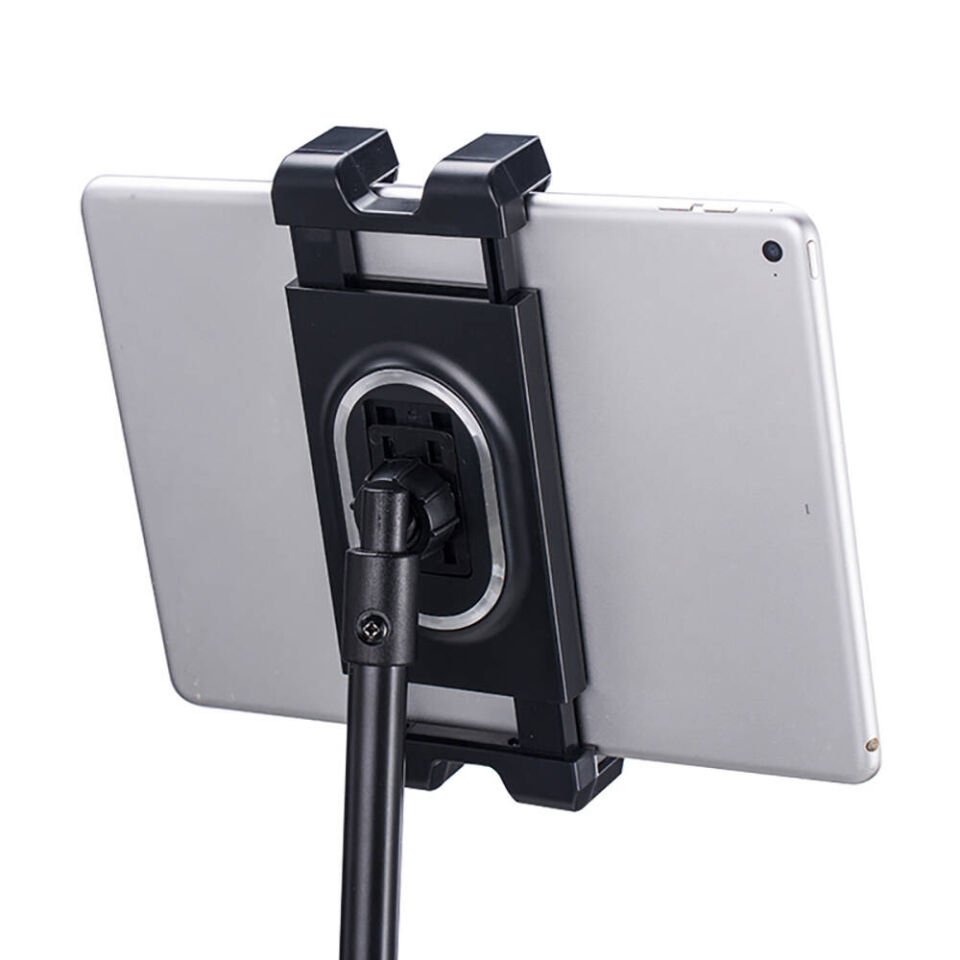 Dört Kademeli Tablet ve Telefon Tutuculu Tripod (ADV-306) Siyah