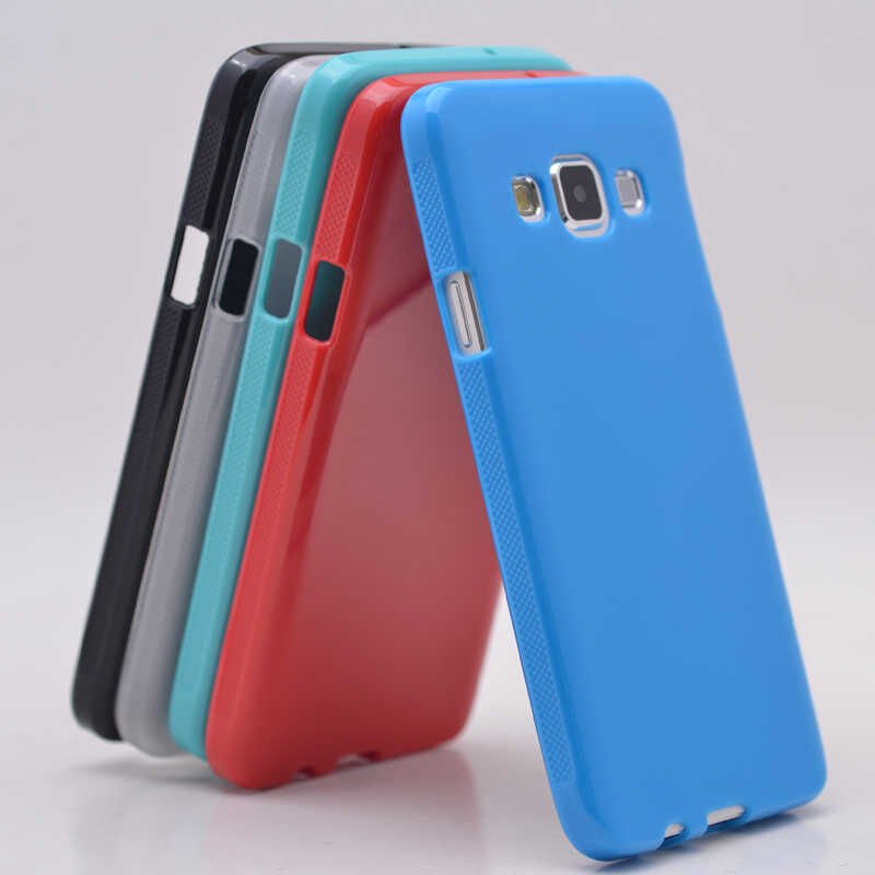 Samsung Galaxy A3 Şeffaf Kılıf Yumuşak İnce Tasarımlı Kapak (SÜPER) Turkuaz