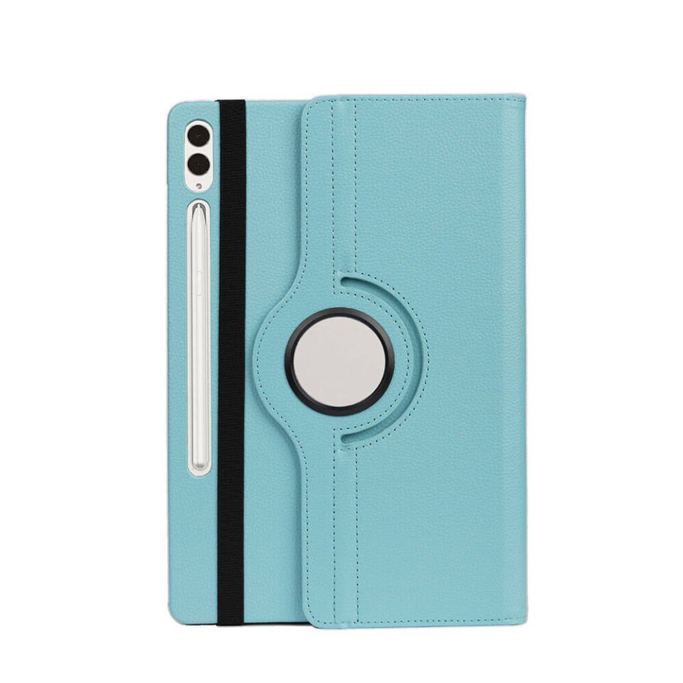 Samsung Galaxy Tab S9 Plus Kılıf Dönebilen Standlı 360 Tam Korumalı Tablet KIlıf (D-T) Kırmızı