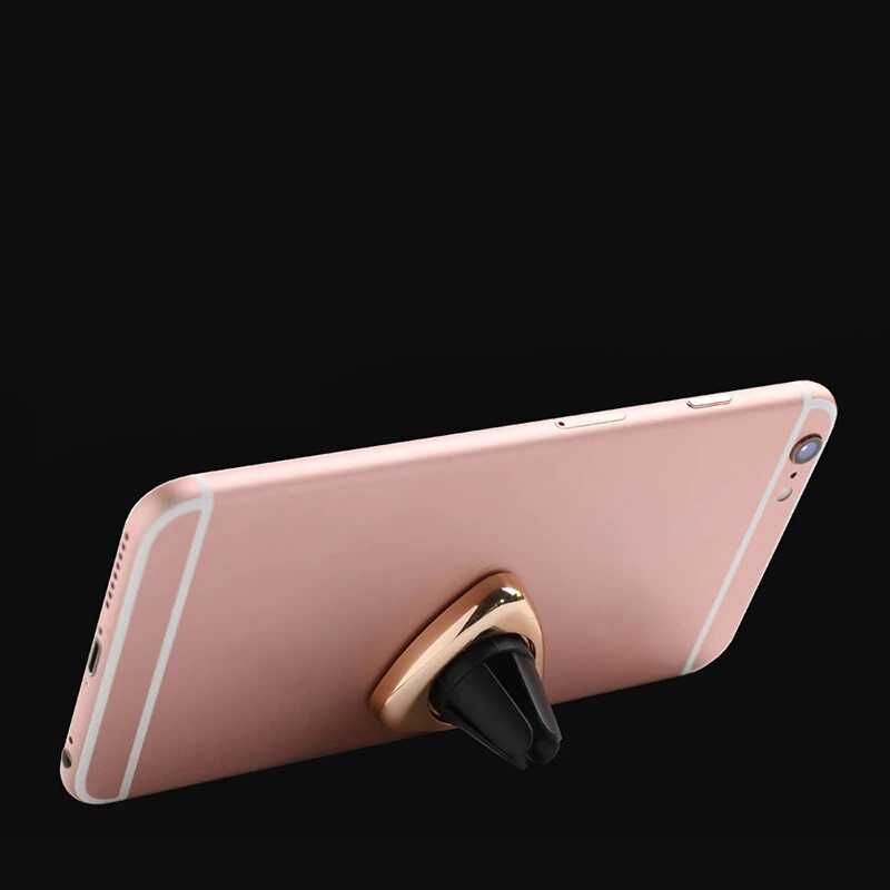 Araç Telefon Tutucu Turuncu Vakumlu (Magnetic Air Vent) Gold