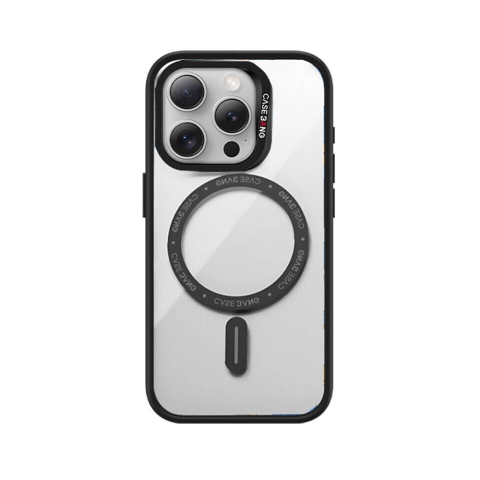Apple iPhone 14 Pro Max Kılıf Magsafe Şarj Özellikli Casebang Body Frame Kapak