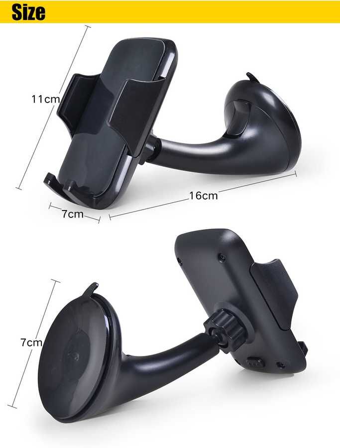 Araç Telefon Tutucu (Süper) Siyah