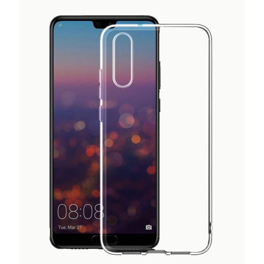 Huawei P20 Kılıf HEPTEKİLETİŞİM Süper Silikon Kapak