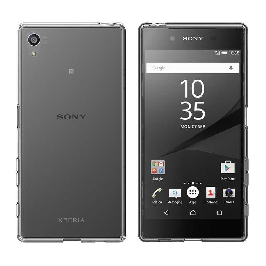 Sony Xperia Z5 Premium Kılıf HEPTEKİLETİŞİM Süper Silikon Kapak