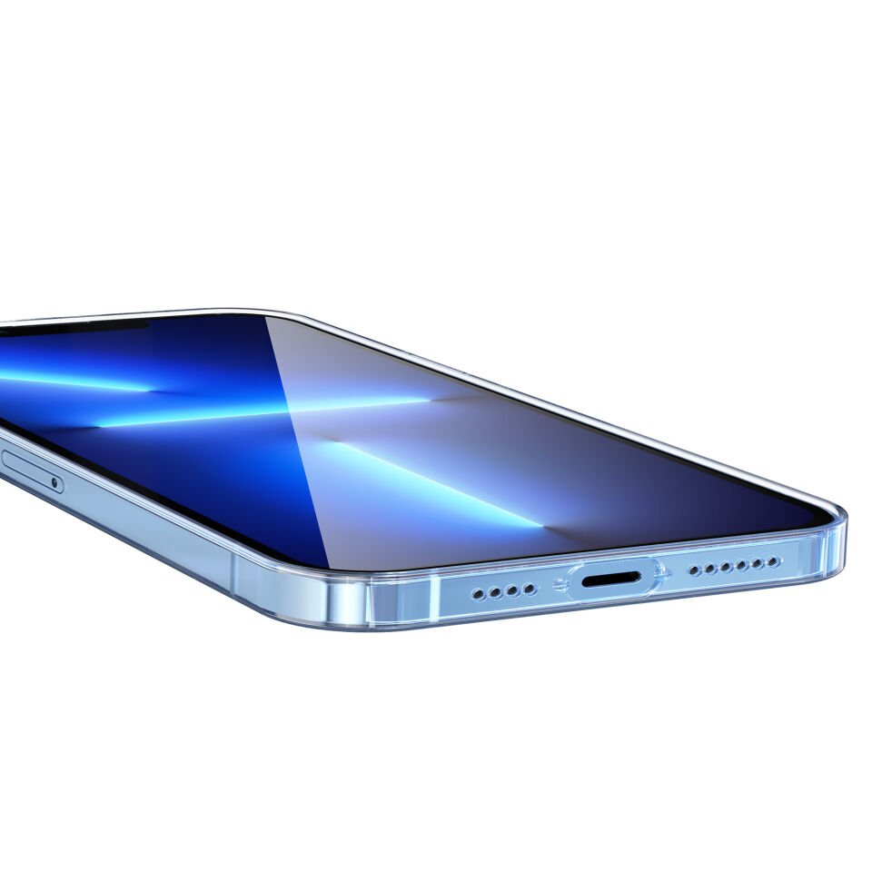 Apple iPhone 15 Pro Max Kılıf HEPTEKİLETİŞİM Magsafe Şarj Özellikli Şeffaf Tek Kamera Çerçeveli Porto Kapak